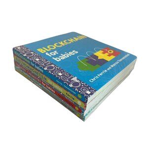 Science for Babies Hard Cover Books Chris Ferrie Robotics Organic Chemistry NEW